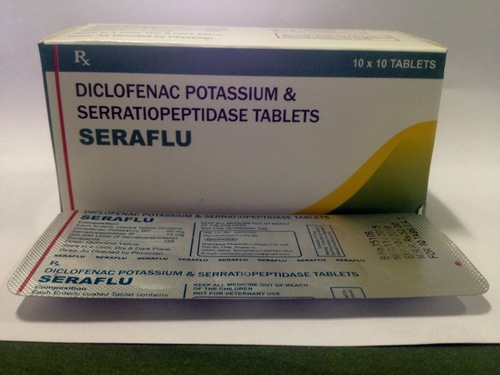 Serratiopeptidase with Diclofenac K Tablet Serratiopeptidase with Diclofenac K Tablet