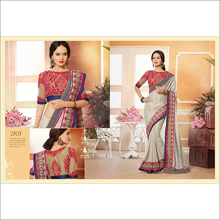 Designer Plain Sarees-2303 Designer Plain Sarees-2303