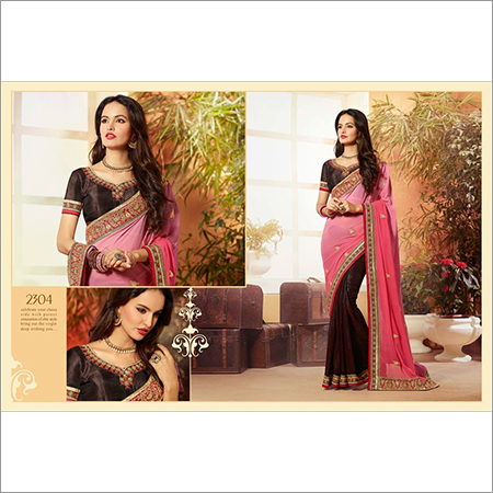 Party Wear Printed Saree-2304 Party Wear Printed Saree-2304