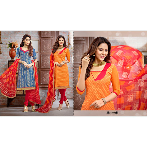 Ladies Straight Unstitched Suit Ladies Straight Unstitched Suit