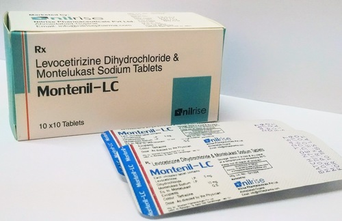 Montelukast 10 mg + Levocetrizine 5 mg Tablet Montelukast 10 mg + Levocetrizine 5 mg Tablet
