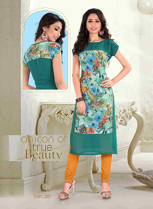 Exclusive Floral Printed Kurti Exclusive Floral Printed Kurti