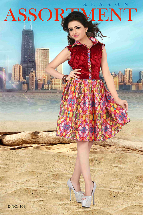 Exclusive Red Color Velvet Dress Exclusive Red Color Velvet Dress