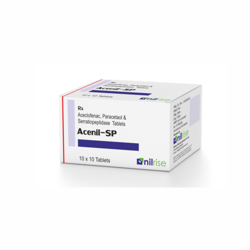 Aceclofenac 100 mg+ Paracetamol 325 mg+ Seratiopeptidase 15 mg Aceclofenac 100 mg+ Paracetamol 325 mg+ Seratiopeptidase 15 mg