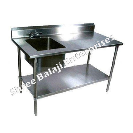 One Sink With Work Table One Sink With Work Table