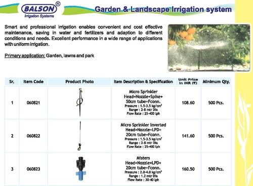 Garden Irrigation System Garden Irrigation System