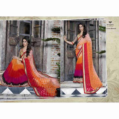 JHUMRI 3--GEORGETTE DESIGNER SAREES JHUMRI 3--GEORGETTE DESIGNER SAREES