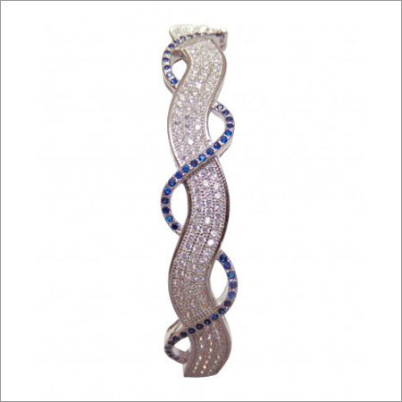 Silver Folding Kada Bracelet Silver Folding Kada Bracelet