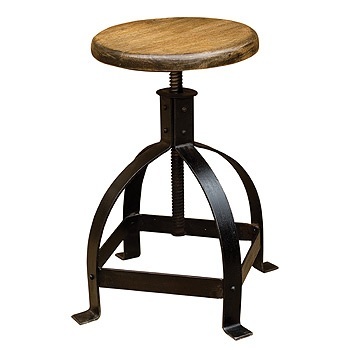 Wooden Top Metal Base Adjustable Cage Stool Wooden Top Metal Base Adjustable Cage Stool