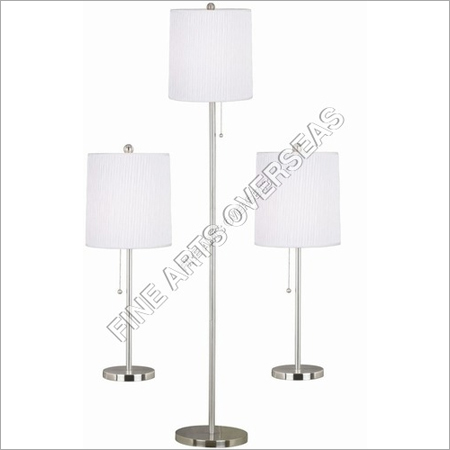 Chrome Table lamp set Chrome Table lamp set