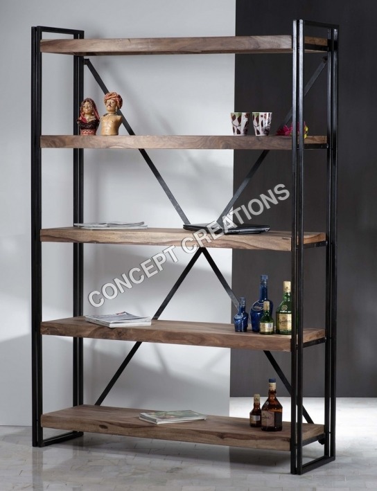 Iron Wooden Bookrack Iron Wooden Bookrack