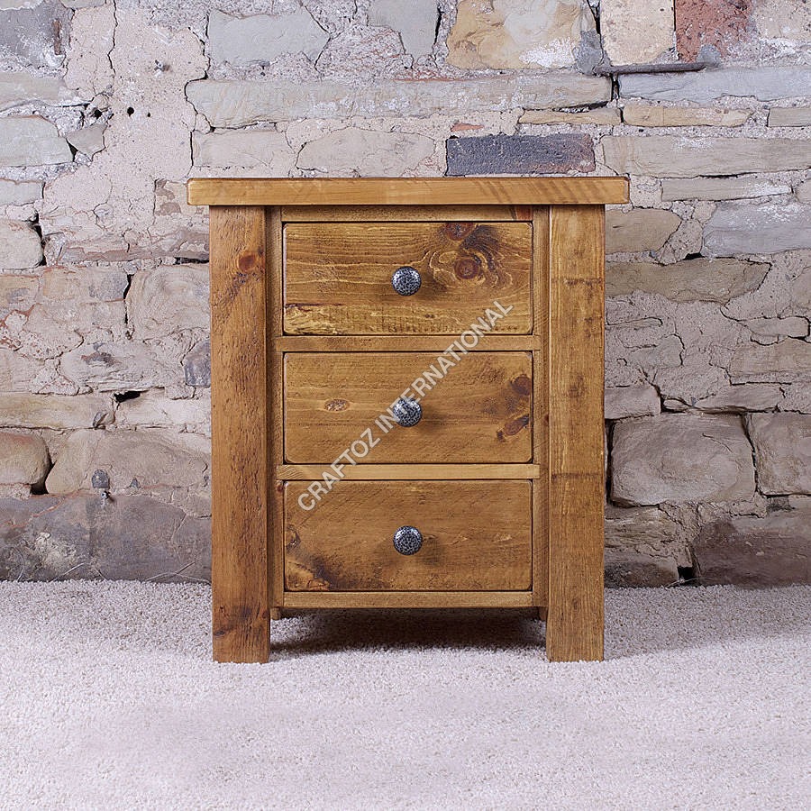 Natural Wooden Bedside Table Natural Wooden Bedside Table