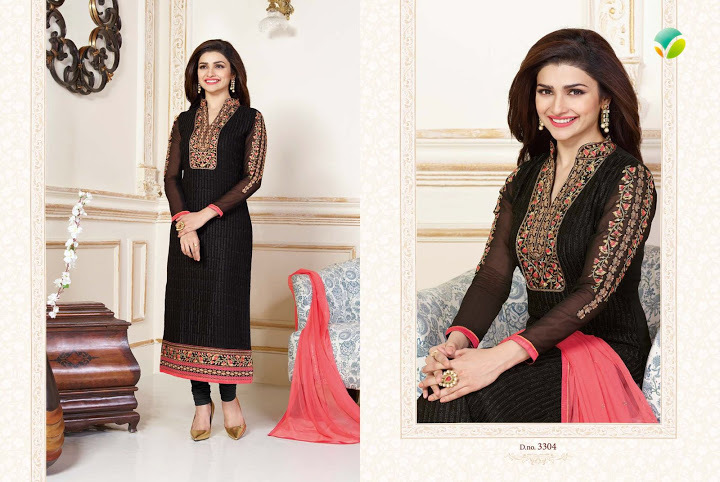 PRACHI 14--GEORGETTE EMBROIDERY SUIT- PRACHI 14--GEORGETTE EMBROIDERY SUIT-