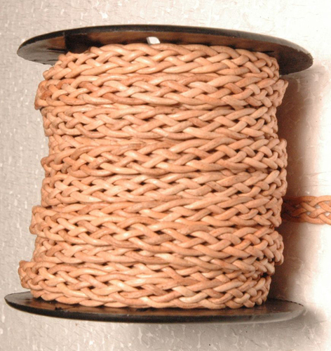 Oval Braided Leather Cords Oval Braided Leather Cords