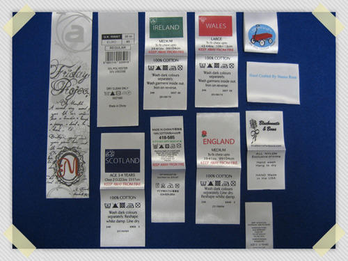 Satin Printed Labels Satin Printed Labels