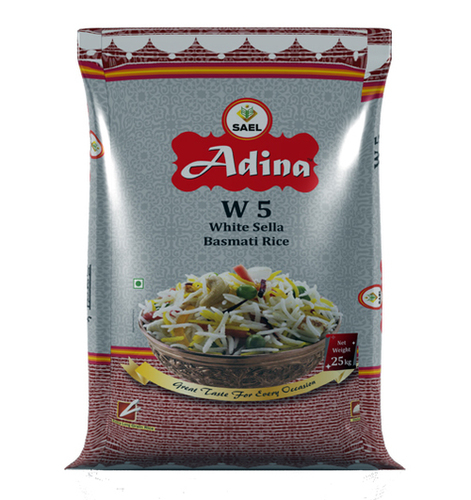 Adina W 5 White Sella Basmati Rice Adina W 5 White Sella Basmati Rice