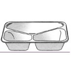 3 Compartment Plate Foil Container 3 Compartment Plate Foil Container