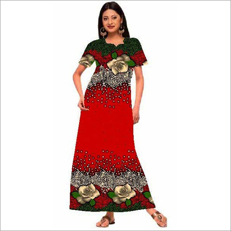 Cotton Printed Gowns Cotton Printed Gowns