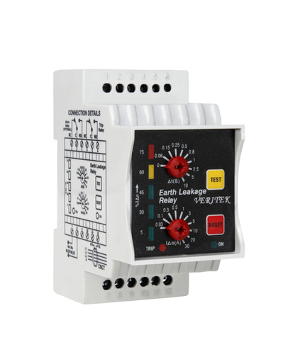 Digital Din Rail Earth Leakage Relay Digital Din Rail Earth Leakage Relay