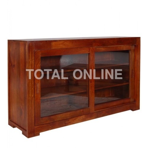 Wooden Six Shelves Side Board With Colonial Maple Wooden Six Shelves Side Board With Colonial Maple