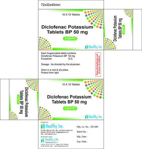 Diclofenac Potassium 50 Mg Adalah