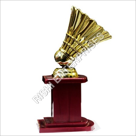 Metal Fibre Badminton-Cork Trophy Metal Fibre Badminton-Cork Trophy