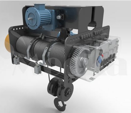 Powered Wire Rope Hoist Powered Wire Rope Hoist