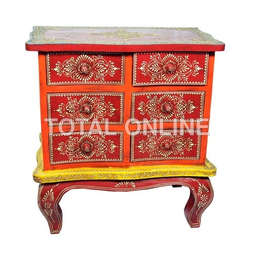 Wooden Hand Painted Sideboard With Drawers Wooden Hand Painted Sideboard With Drawers