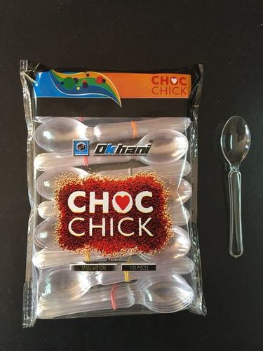 Choc Chick- Plastic Medium Spoon Choc Chick- Plastic Medium Spoon