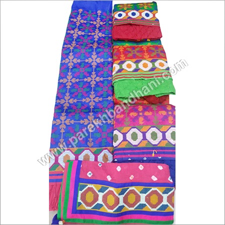 Bandhani Cotton Silk Dupatta Work Dress Bandhani Cotton Silk Dupatta Work Dress