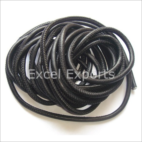 Sheep Nappa Leather Cord Black Sheep Nappa Leather Cord Black