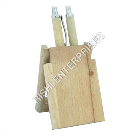 Promotional Wooden Without Clock Pen Holder Promotional Wooden Without Clock Pen Holder