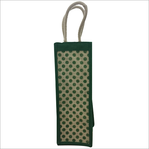 Cotton Handle Jute Wine Bag Cotton Handle Jute Wine Bag