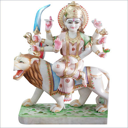 Marble Durga Statue Marble Durga Statue