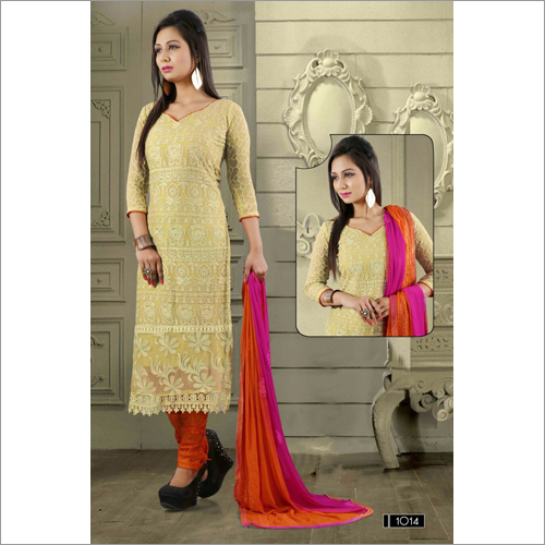 Chiffon Churidar Suit Chiffon Churidar Suit