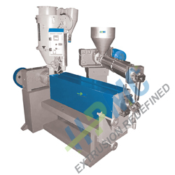 High Speed Two Layer Cable Extruder High Speed Two Layer Cable Extruder