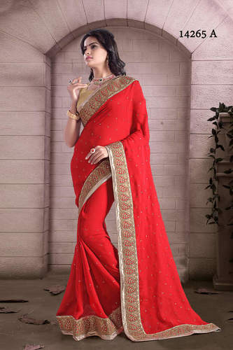 Heavy Border Saree Heavy Border Saree