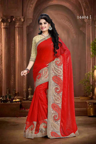 Heavy Border Saree Heavy Border Saree