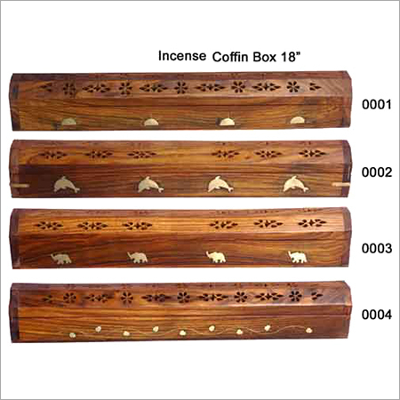 Wooden Coffin Incense Burner Wooden Coffin Incense Burner