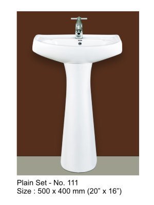 White Pedestal Wash Basin White Pedestal Wash Basin