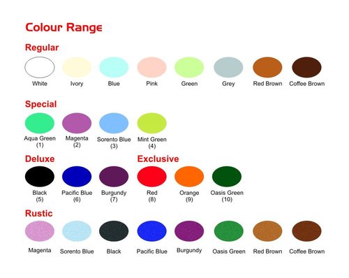 Sanitary ware Color Range Sanitary ware Color Range