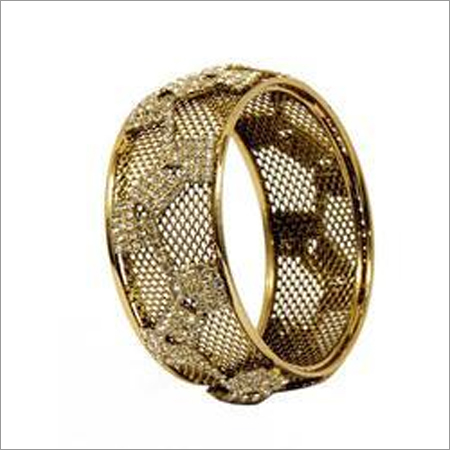 Fancy Gold Wide Bangle Fancy Gold Wide Bangle