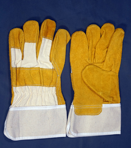 Yellow Split Leather Woking Gloves Yellow Split Leather Woking Gloves