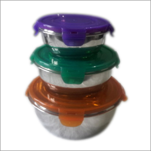 Lock Lid Steel Bowl Lock Lid Steel Bowl