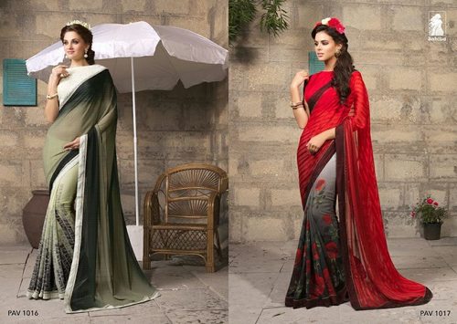 PAVITHRA 10 Georgette Sarees PAVITHRA 10 Georgette Sarees