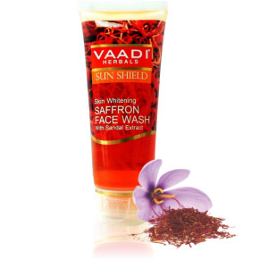 Skin Whitening Saffron Face Wash with Sandal Extract Skin Whitening Saffron Face Wash with Sandal Extract
