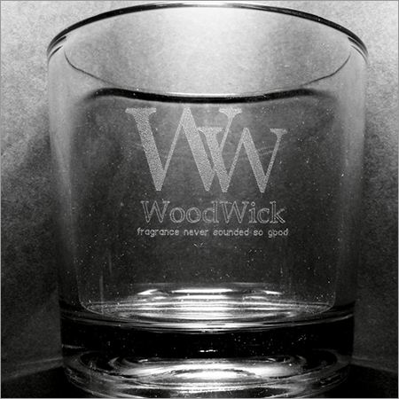 Laser Etched Logo And Lettering On Glass Laser Etched Logo And Lettering On Glass