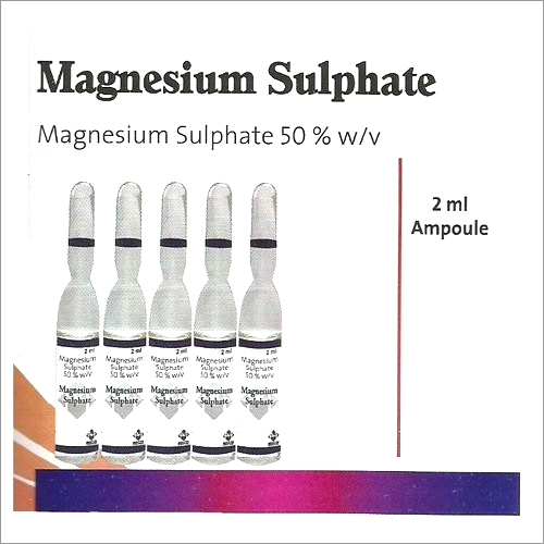 Magnesium Sulphate Injections Magnesium Sulphate Injections