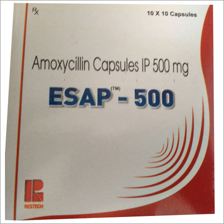 Amoxycillin Capsules IP 500mg Amoxycillin Capsules IP 500mg