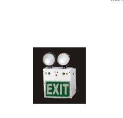 Emergency Light With Night Glow Signage Double Beams Emergency Light With Night Glow Signage Double Beams